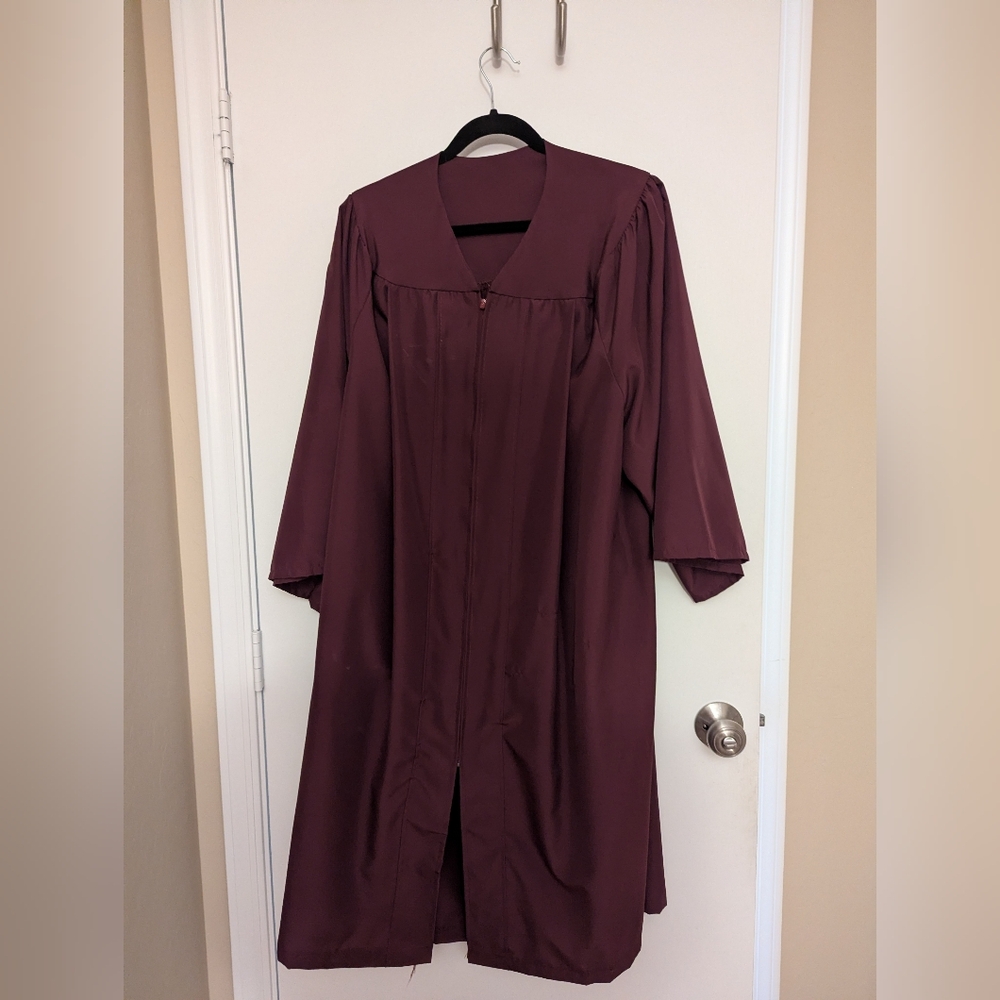 Maroon Graduation Gown